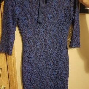 Cute blue dress. Royal Blue Lace